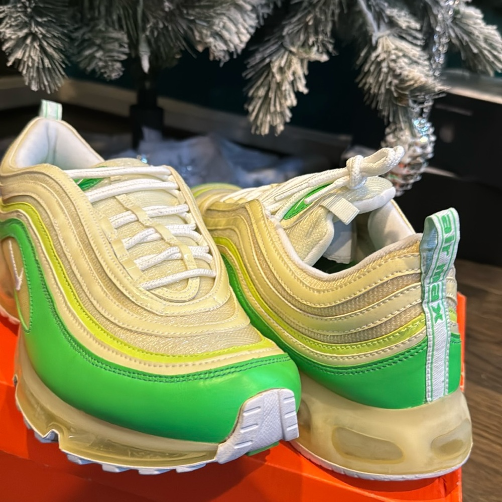 Air Max ‘07 360, men’s size 13, green/white-snc-yellow